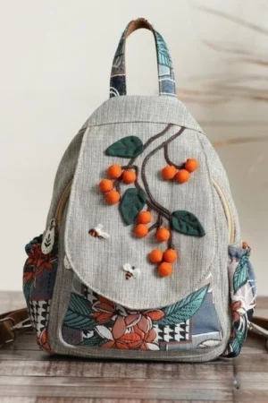 Colorful Boho Backpack for Adventures