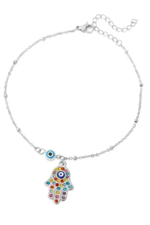 Boho Ondt Øje Hamsa Armbånd