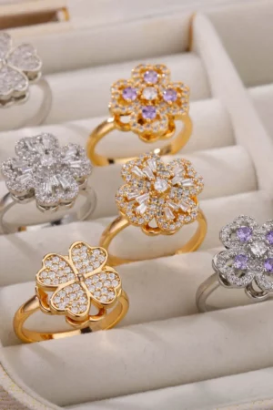 Boho Lucky Four Leaf Clover
