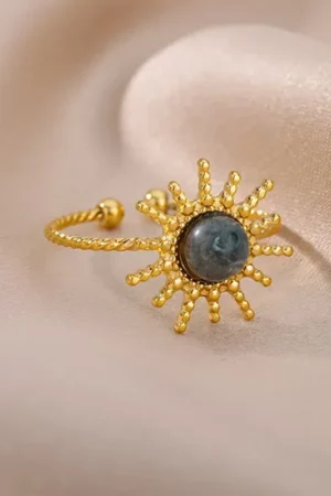 Elegant Gold Boho Wedding Ring