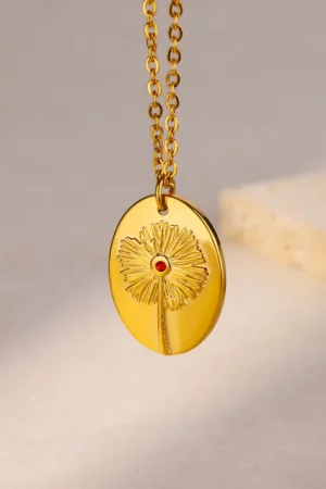 Superbe collier boho en or
