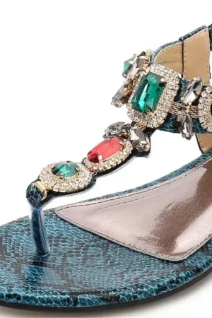 Sandalias planas bohemias únicas en línea