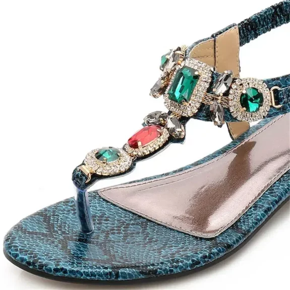 Sandalias planas bohemias únicas en línea