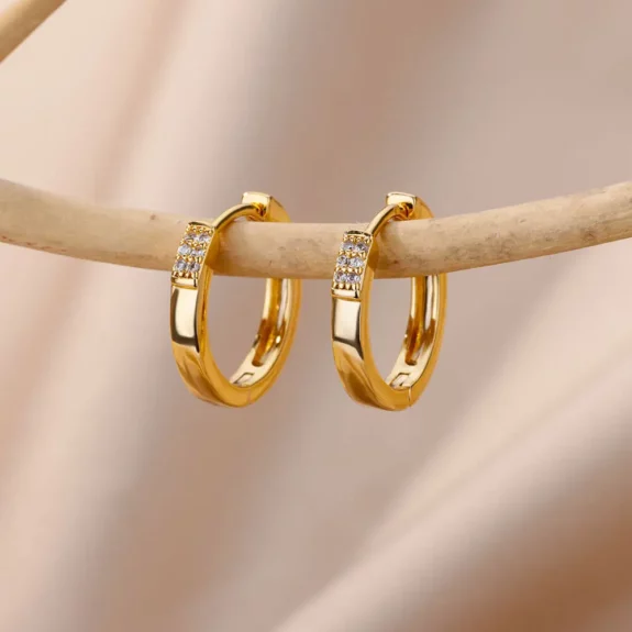 Eleganti orecchini Boho placcati oro