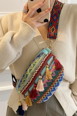 Stylish Women's Boho Messenger Bag