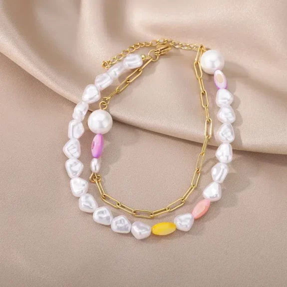 Chic Boho Floral Ankle Bracelet