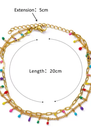 Fun Boho Colorful Beaded Bracelet
