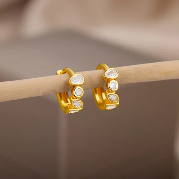 Eleganckie kolczyki kółka Mini Boho