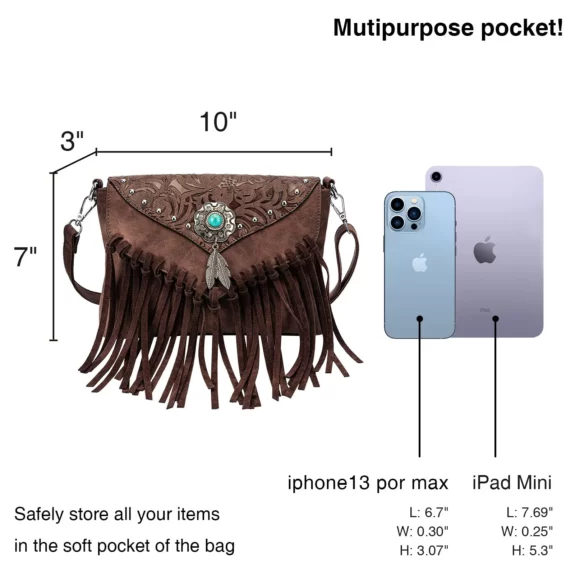 Stylish Boho Fringe Tote Bag