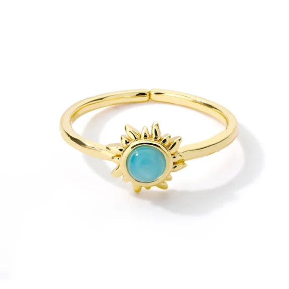 Aesthetic Gold Boho Ring Jewelry