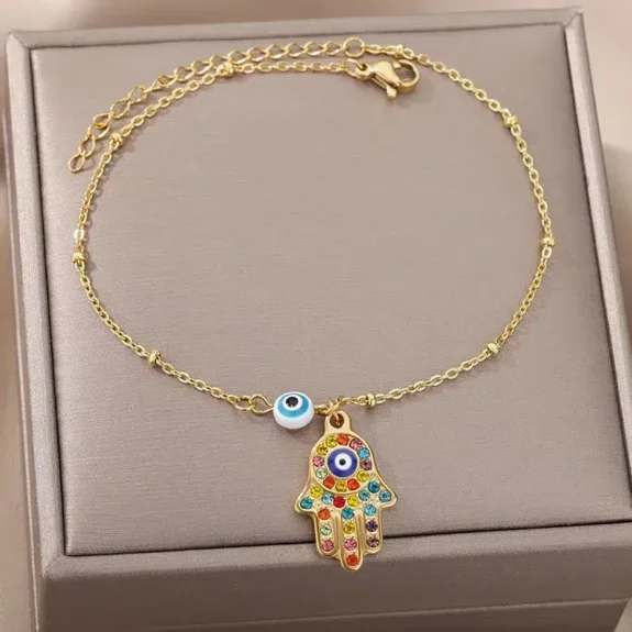 Boho Evil Eye Hamsa Bracelet