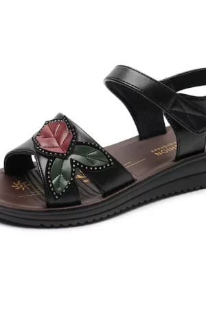 Boho Gėlių Patogūs Sandalai Moterims