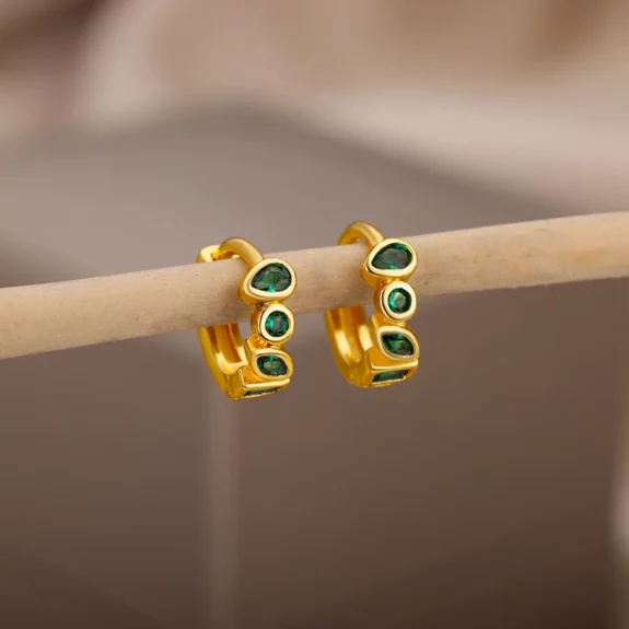 Eleganckie kolczyki kółka Mini Boho