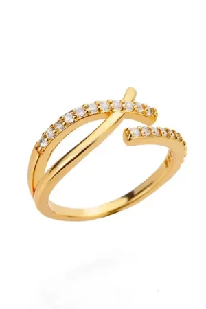 Stunning Zircon Boho Statement Ring