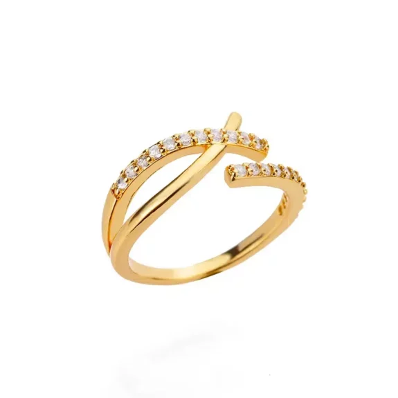 Stunning Zircon Boho Statement Ring