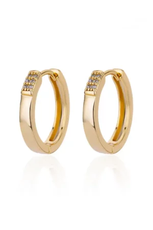 Boho Gold Hoop Earrings Sparkle