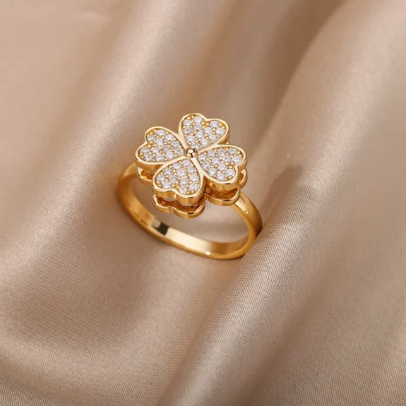 Spinner Zircon Boho Ring Jewelry