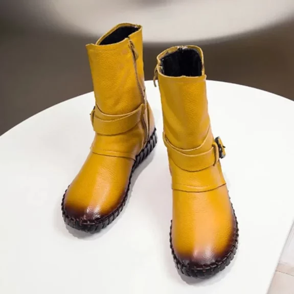 Fashionable Leather Boots for Autumn