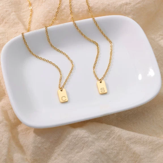 Personalized Boho Letter Necklace 2024