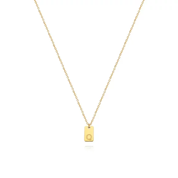 Boho Initial Letter Necklace Gift