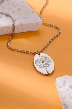 Collier Boho exquis à fleurs en or