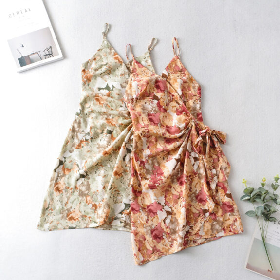 Slim Fit Boho Print Dress