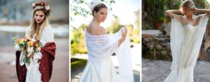 Bohemian wedding shawl
