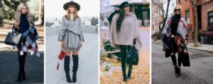 women's hippie poncho