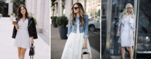 white winter dress
