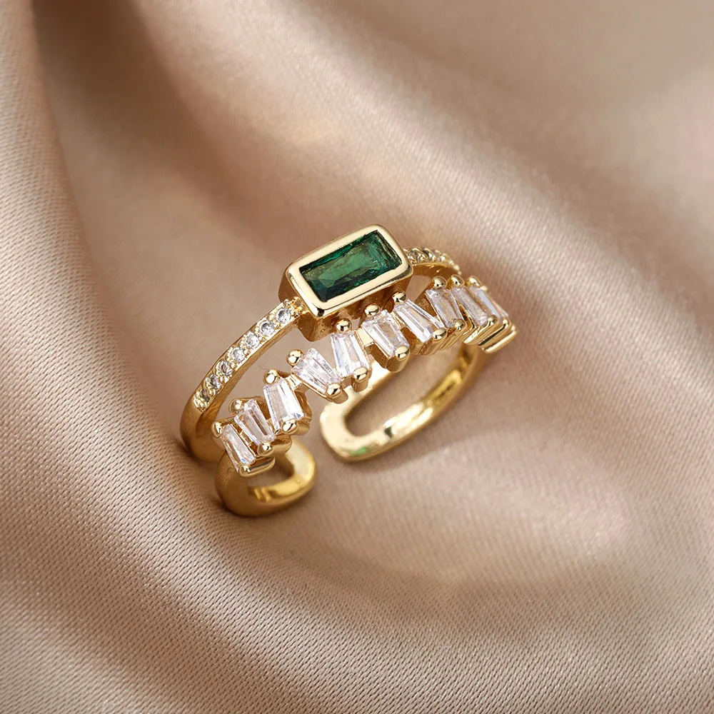 gypsy Green Zircon Finger Ring