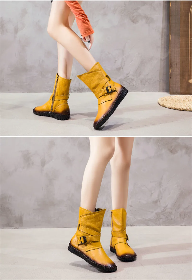 Stylish gypsy Leather Ankle Boots