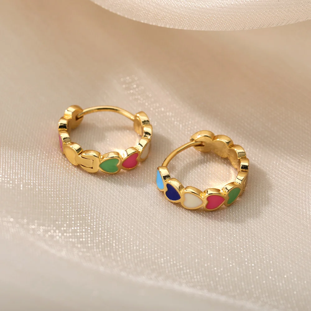 Heart Shaped vintage Earrings