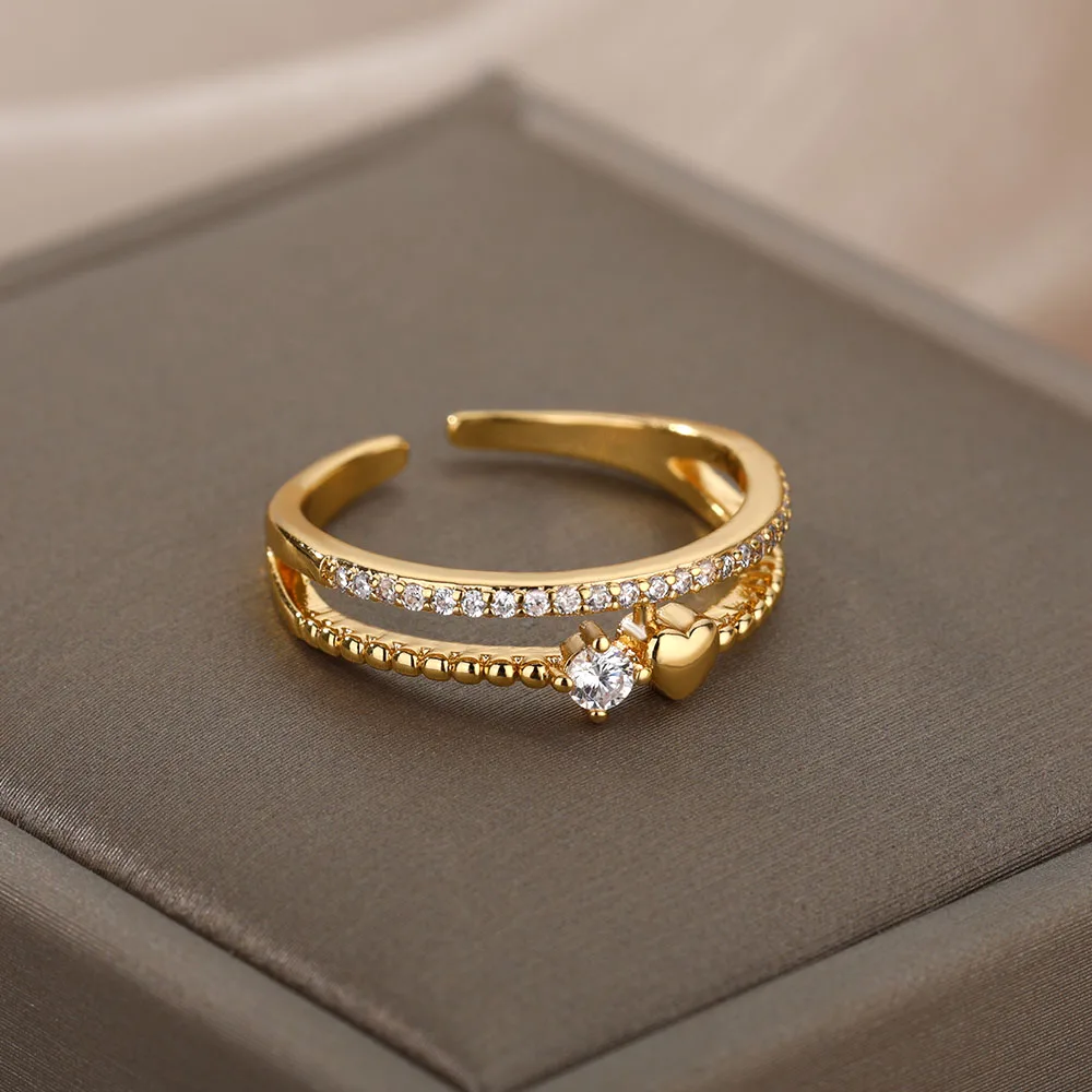 vintage Heart Ring for Women