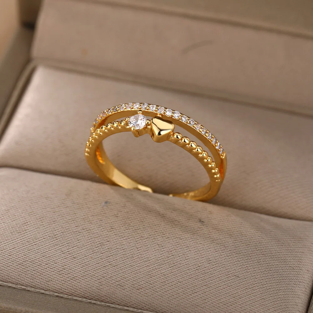 hippie Heart Ring for Women
