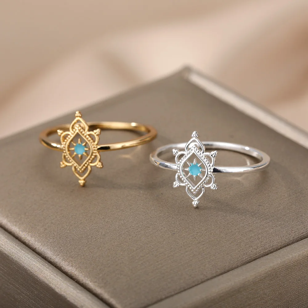 hippie Ring Gold Color Beauty