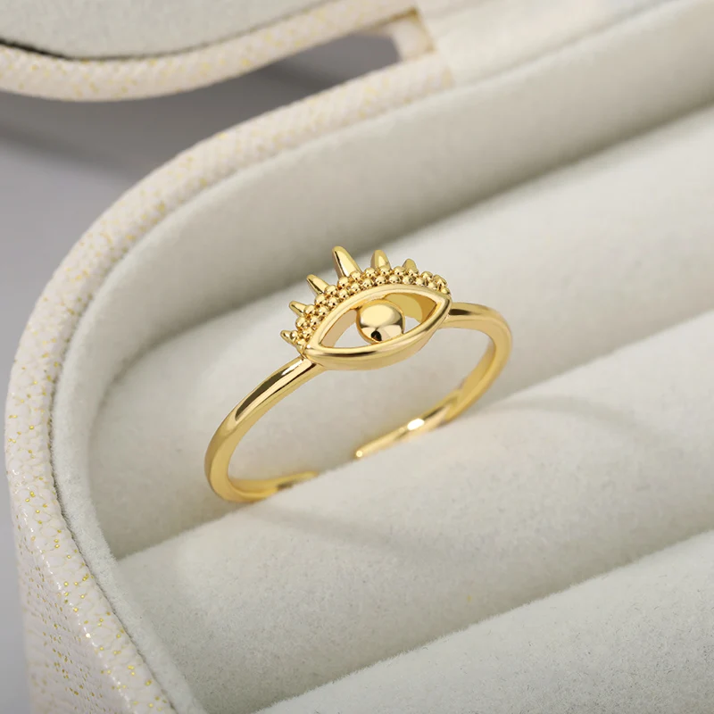 hippie Evil Eye Ring Women