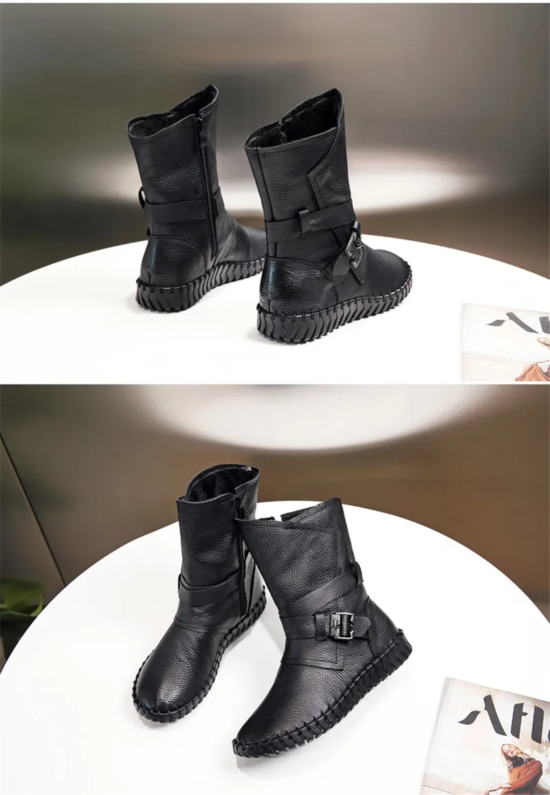 Stylish hippie Leather Ankle Boots