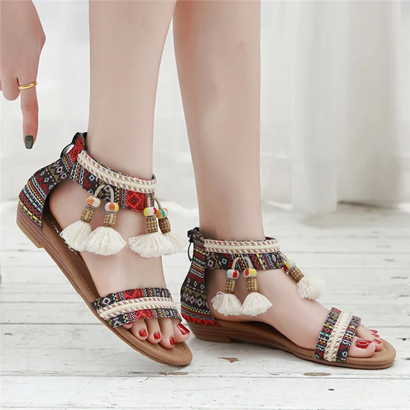 vintage Sandals Summer Ethnic Style