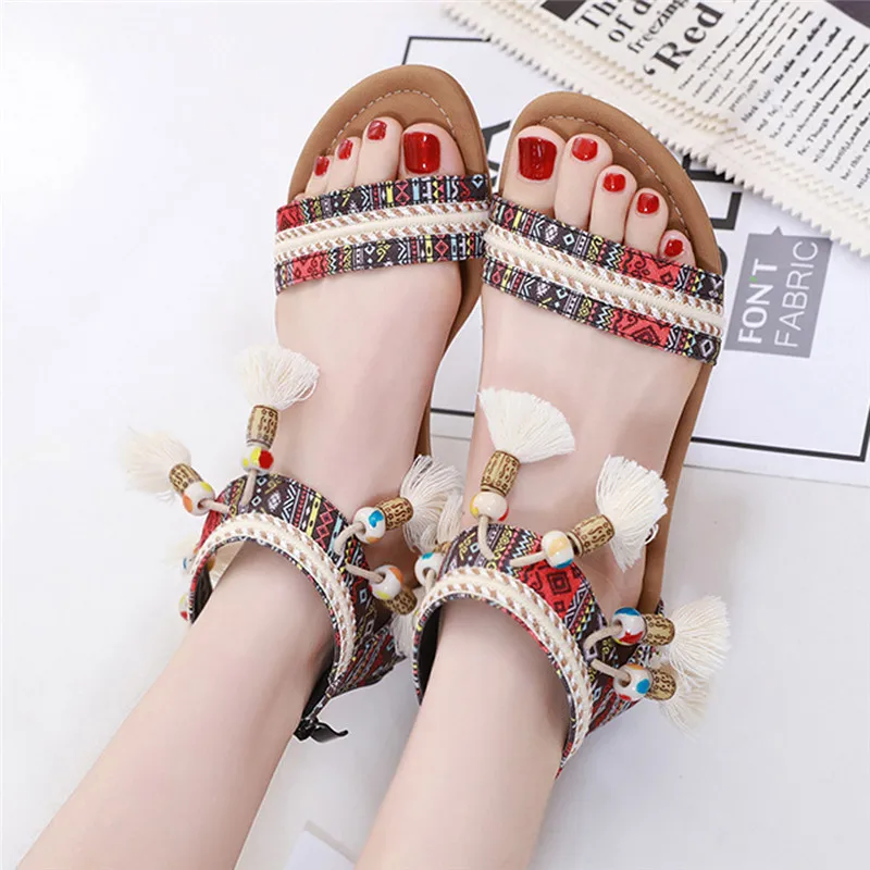 boho Sandals Summer Ethnic Style