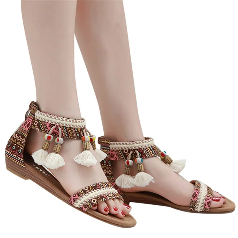 boho Sandals Summer Ethnic Style