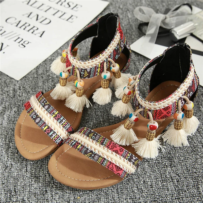 vintage Sandals Summer Ethnic Style