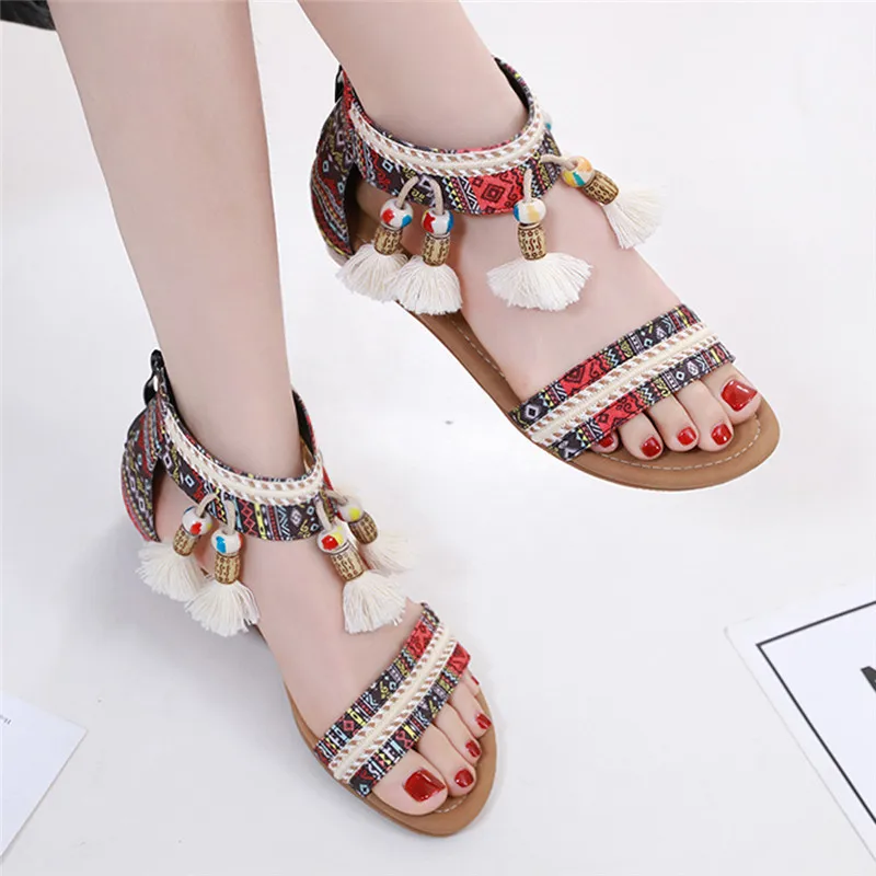 bohemian Sandals Summer Ethnic Style