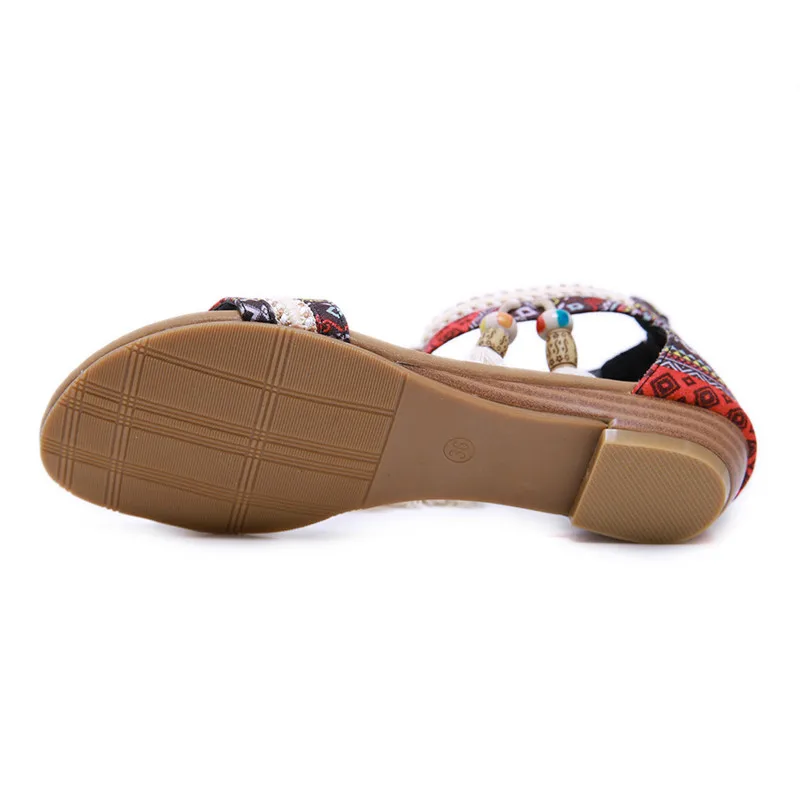 boho Sandals Summer Ethnic Style