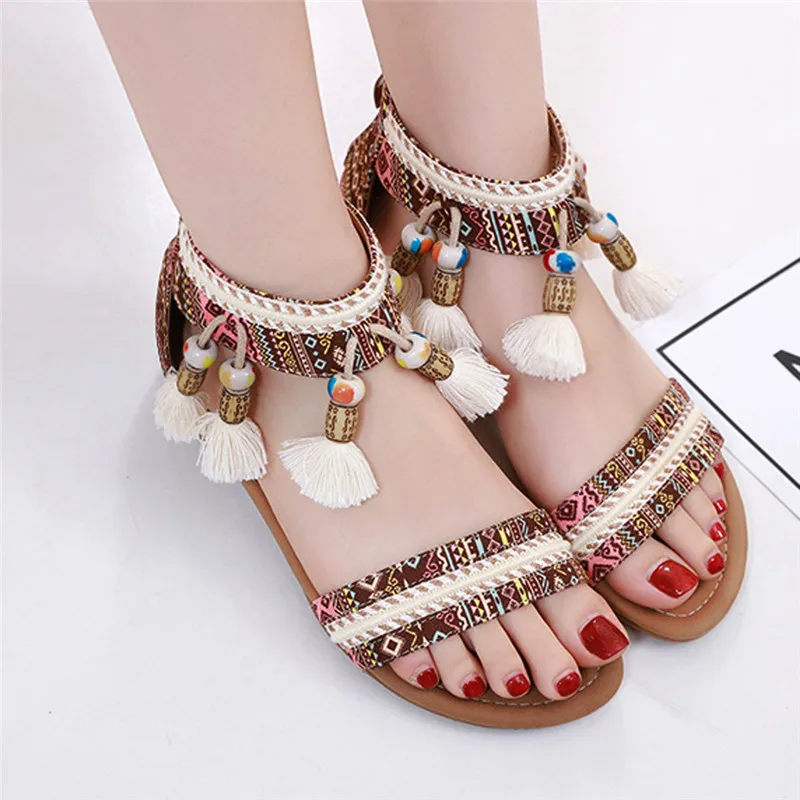 boho Sandals Summer Ethnic Style