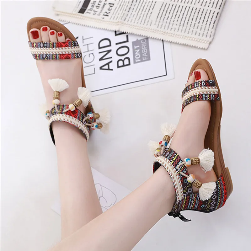 gypsy Sandals Summer Ethnic Style