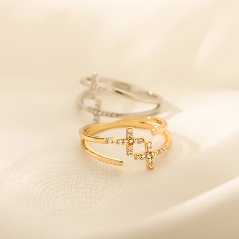 boho Zigzag Zircon Ring Jewelry