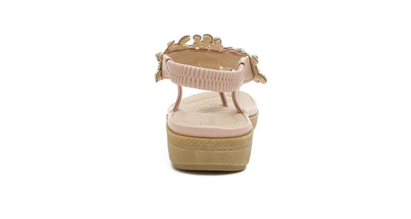 hippie Sandals with Rhinestones