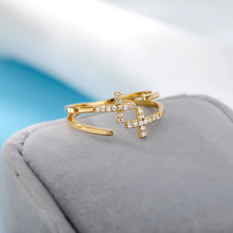 boho Zigzag Zircon Ring Jewelry