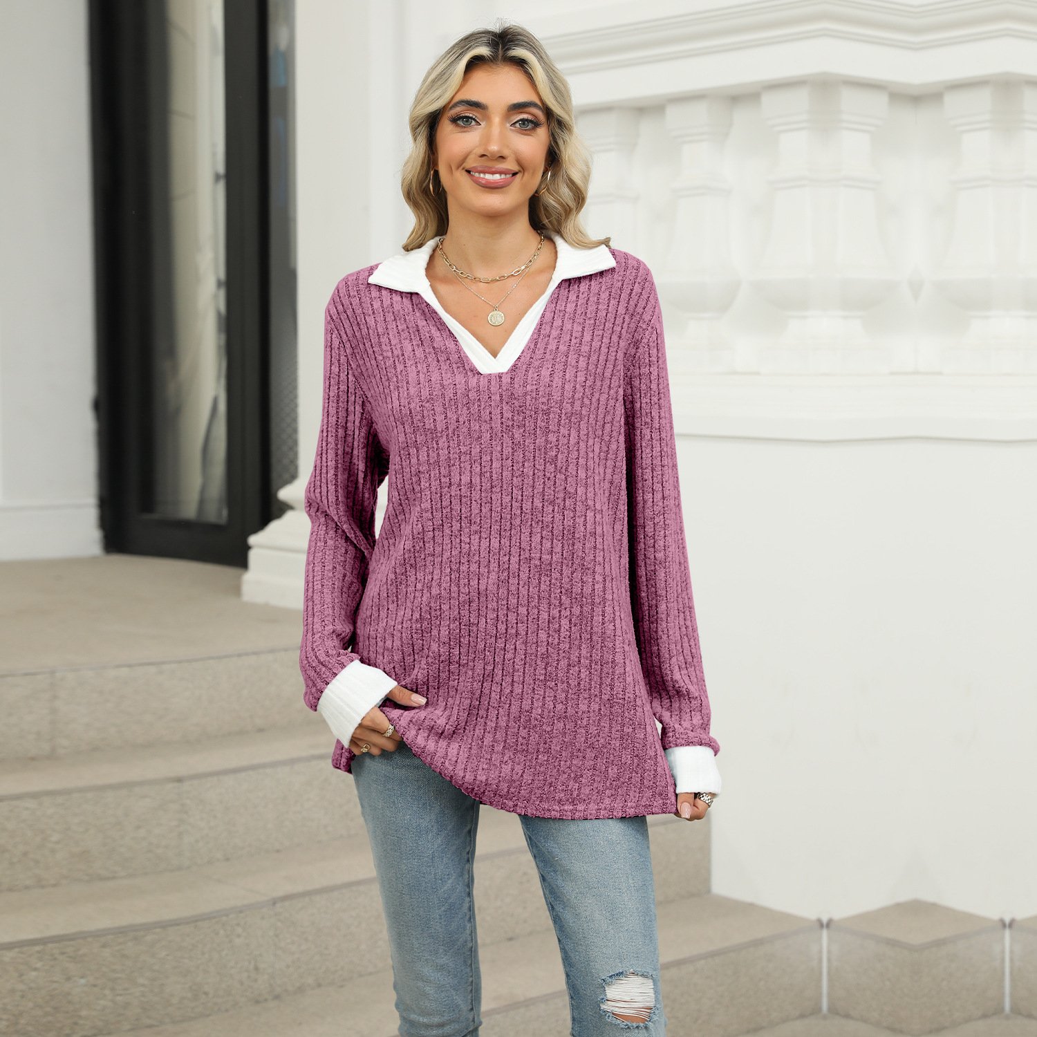 gypsy Cozy Loose Rib Sweater