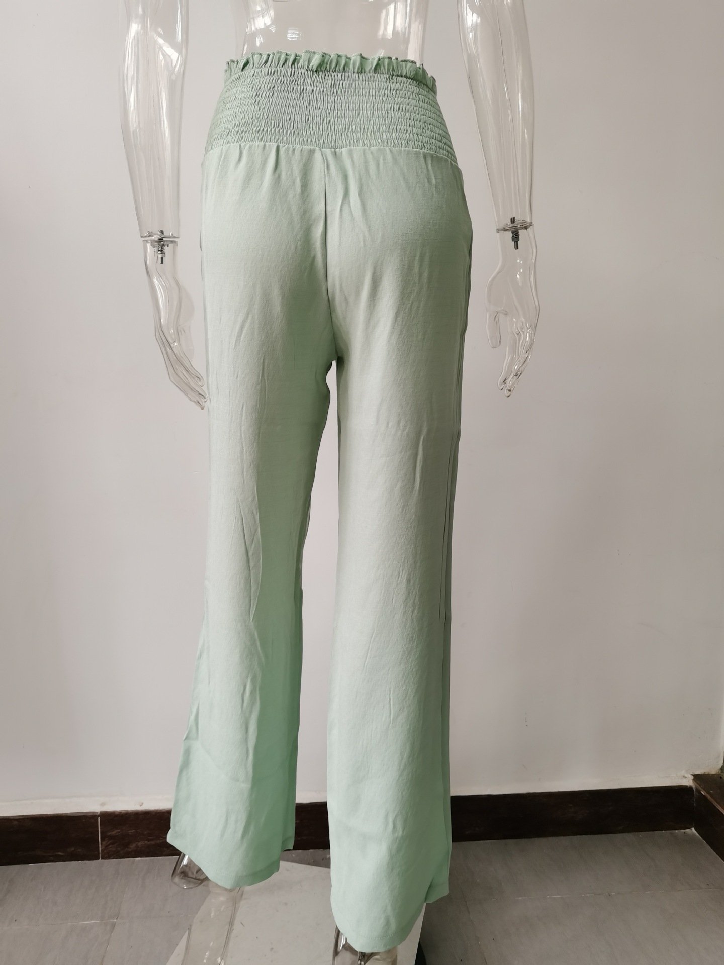 boho High Waist Flare Pants
